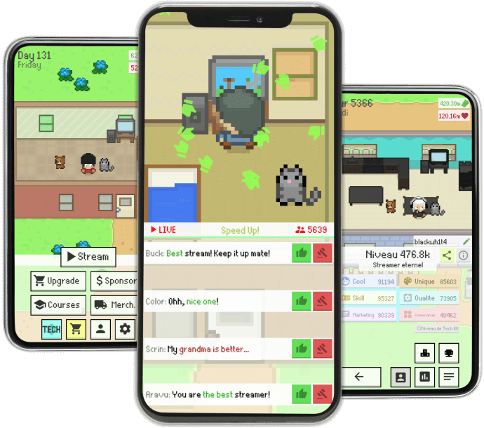 Streamer Simulator Tycoon kostenloses Spiel